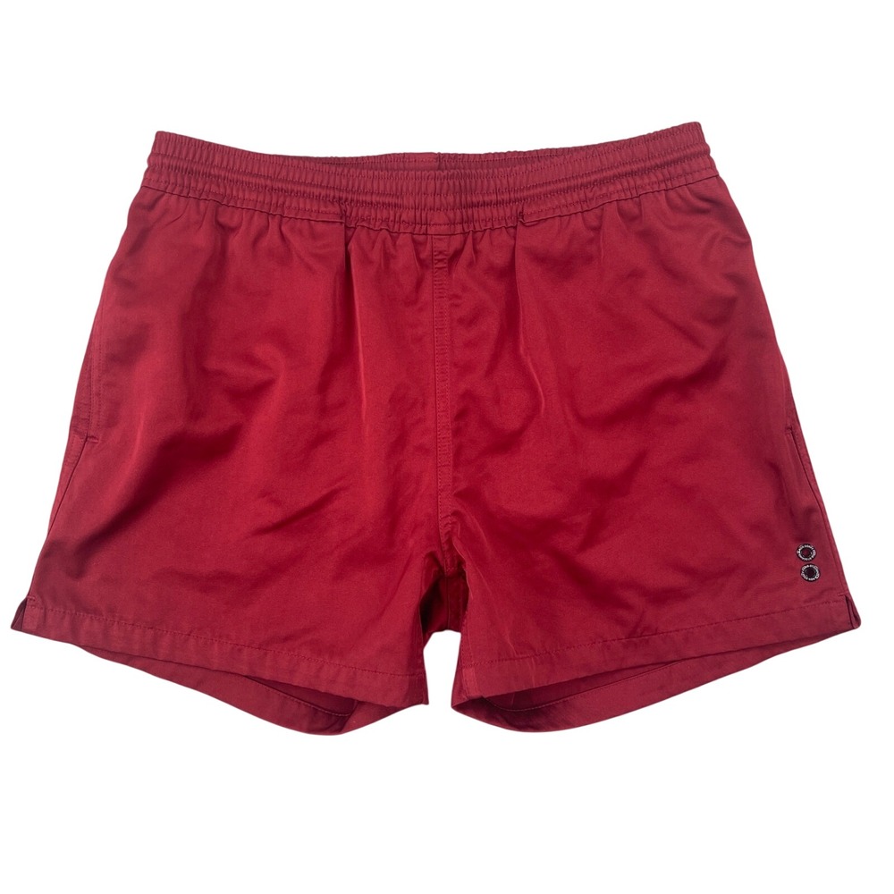 Ron Dorff Exerciser Shorts Mens M Lined Red Elastic Waist Drawstring 08SS11FR